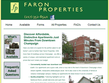 Tablet Screenshot of faronproperties.com